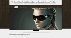 Desktop Screenshot of eyesonlineoptical.com